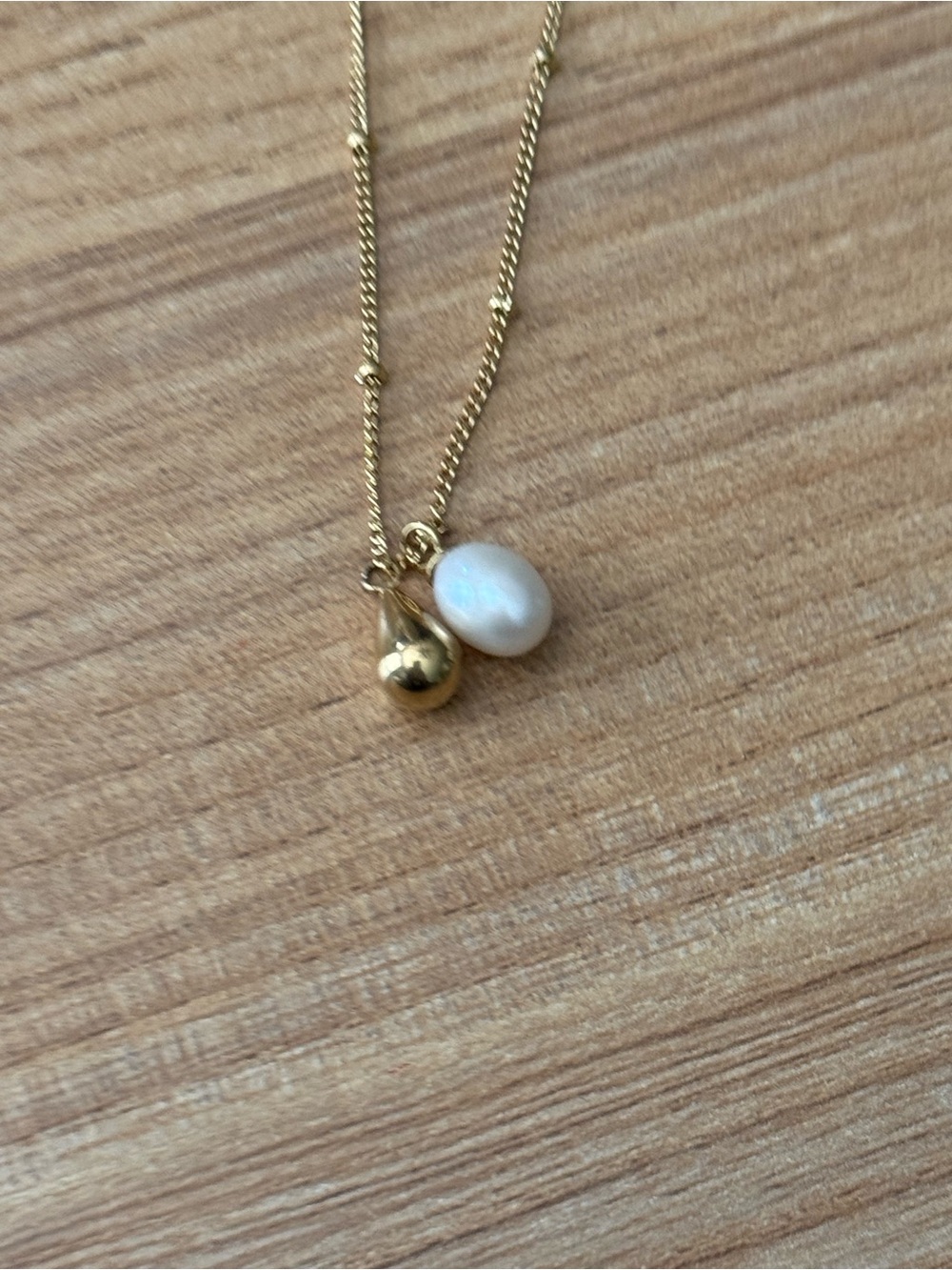 New Medina fine pearls Gold Pearl Drop Necklace - Women Jewelry